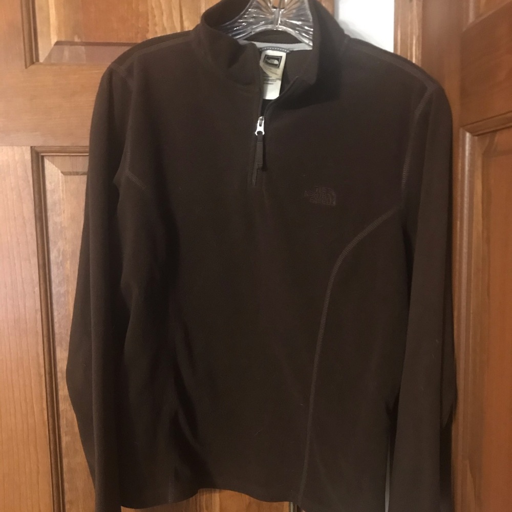 The North Face fleece half-zip top